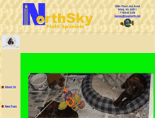 Tablet Screenshot of northskykennel.com